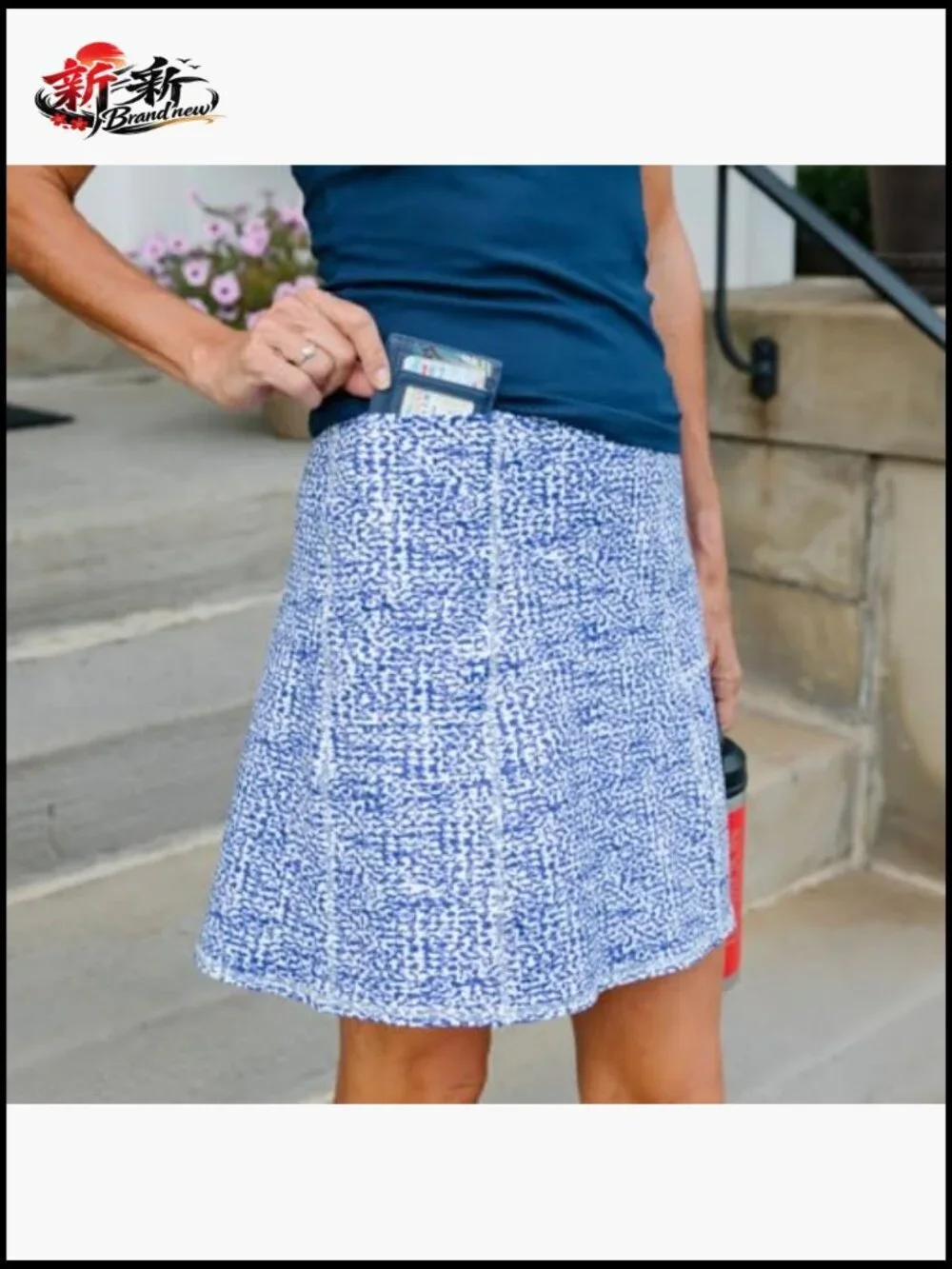 Women's Pocketed Skirt with UPF 50, 4-Way Stretch, Wrinkle-Free, Made in USA